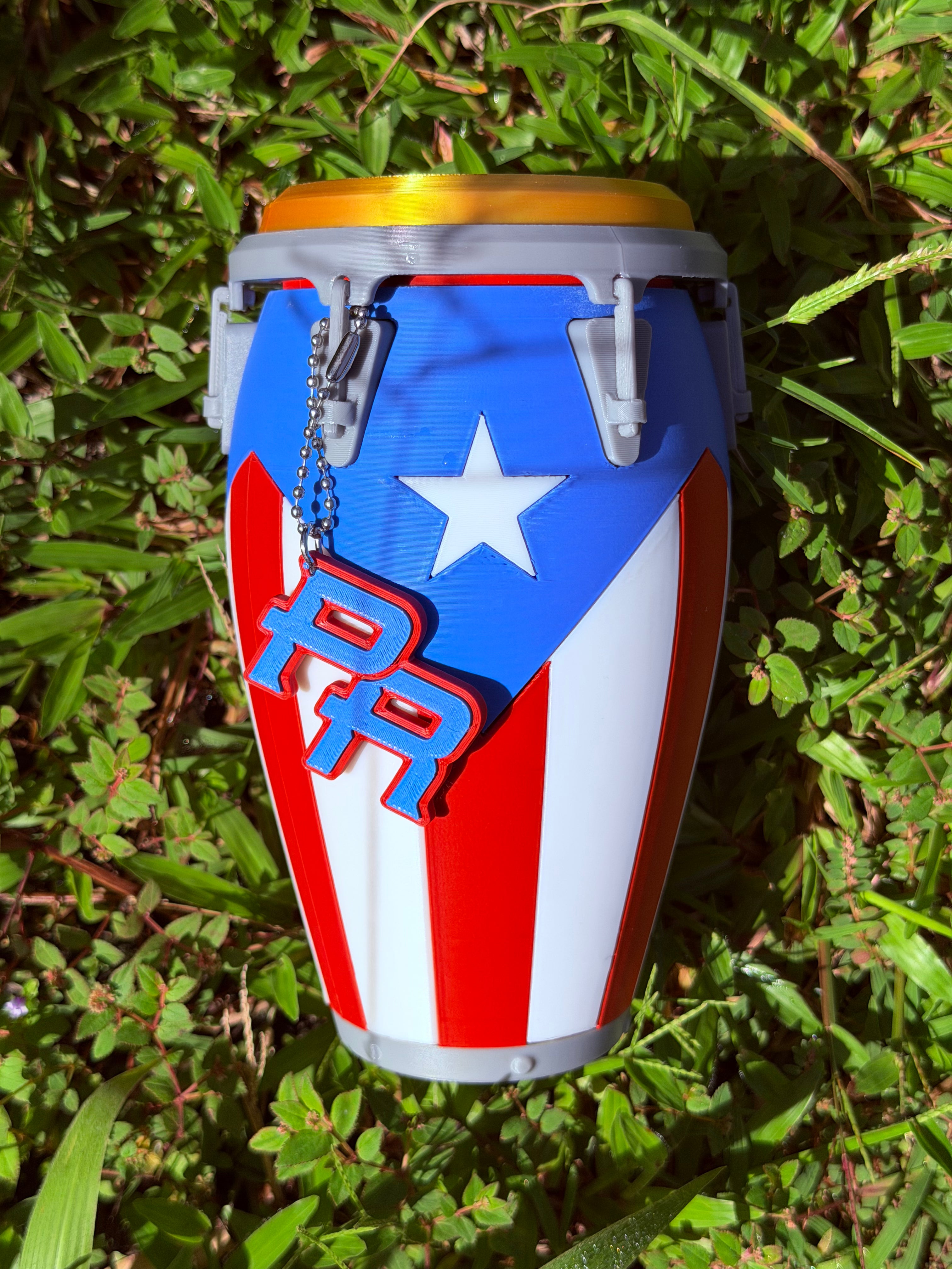 CONGA PUERTO RICO 3 EN 1 CON LLAVERO